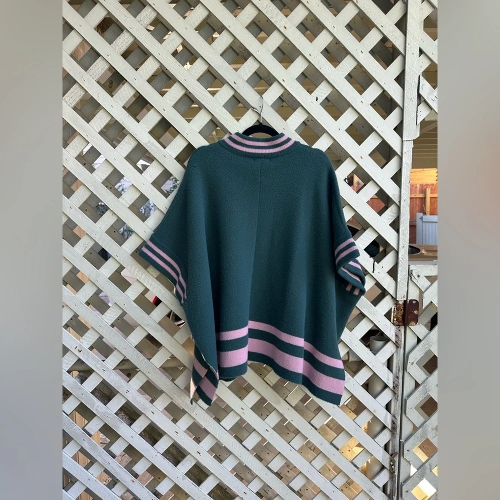 Free people Pep Rally Stripe Poncho